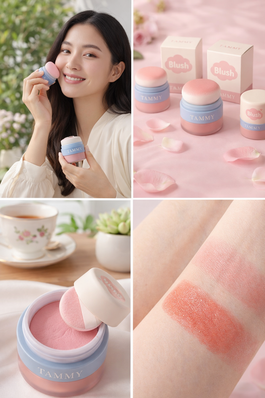 Blush crème naturel & lumineux – Tammy Cosmetics